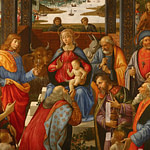 Adorazione dei Magi degli Innocenti, Domenico Ghirlandaio, 1485-1488 Galleria dello Spedale degli Innocenti a Firenze