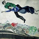 Marc Chagall - Sulla Città - 1918