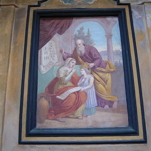 Particola Cappella Sant'Anna a Mezzegra, Lago di Como
