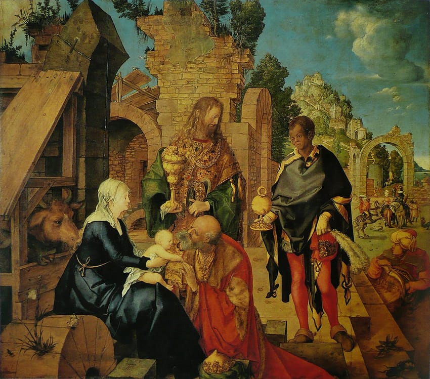 Albrecht Dürer - Adorazione dei Magi, 1504 - Galleria degli Uffizi, Firenze